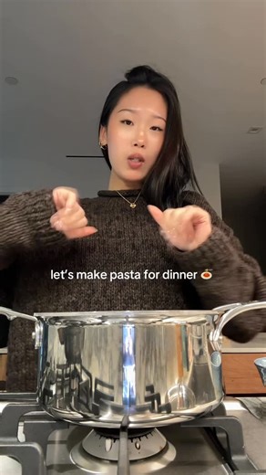 VIA LI on Instagram: "let’s make pasta for dinner 🍝 #cooking #cookwithme #pasta"