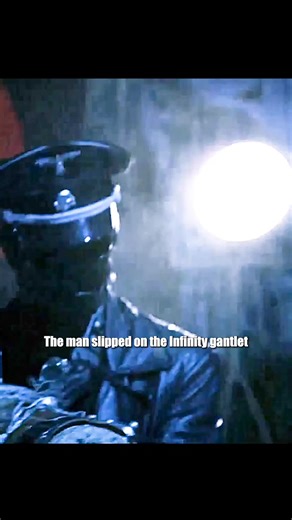 The man opened the gates of hell with the Infinity Gauntlet.