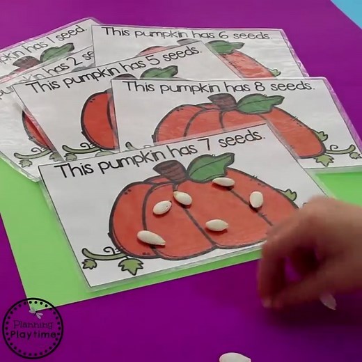 Comment “PUMPKIN” to get a MAJOR head start on your fall lesson plans. Inside this unit: ✅ Counting, letters, science & fine motor ✅ Playful crafts learning-rich centers ✅ Low-prep for YOU, high-impact for THEM Say “PUMPKIN” and I’ll send you the link! | Planning Playtime - Learning Through Play