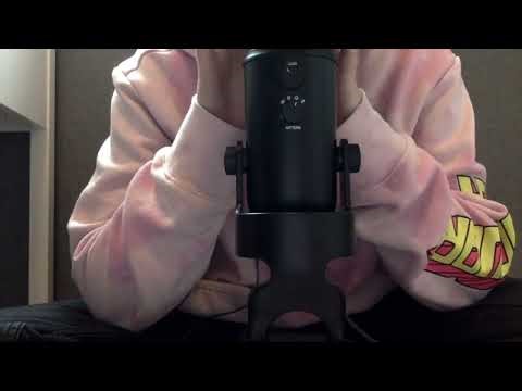 ASMR repeating the word RELAX with mouth sounds