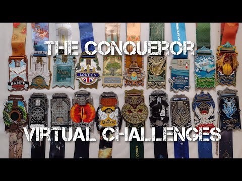 The Conqueror Virtual Walking Challenge Medals