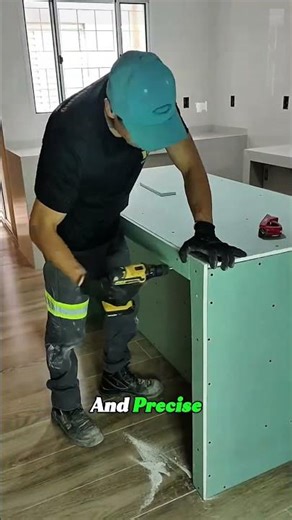 Why Don’t Americans Build Kitchen Islands Like This?#DIYHome#KitchenIsland#SmartBuilding#BudgetBuild