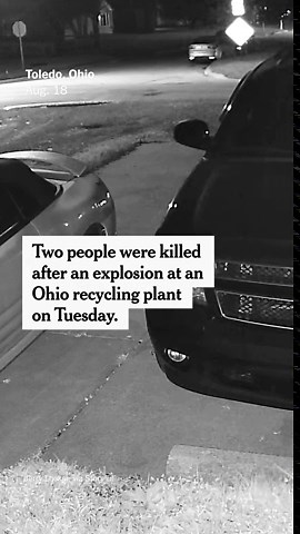 2 Workers Die After Explosions and Fire at Ohio Recycling Plant