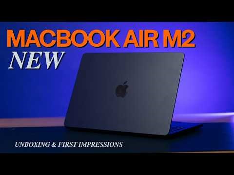MacBook Air M2 Unboxing and First Impressions In 2025