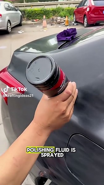 how to remove scratches and make a car body shiny #shorts #short #trending #unique #fyp