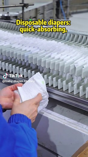 Extra - thick and high - capacity, lasting through the night for peaceful sleep and less parental stress. #diaper #pulluppants #diaper #diaper #motherandbaby #mom #babyproducts #factory #tiktok