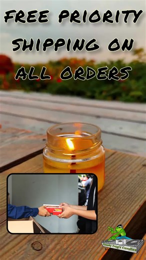 Free priority shipping on every order? You bet! Because your scent adventure should be all about joy — not waiting around. At Sneaky Frog's Candles, we handcraft each eco-friendly candle and melt with love, then ship it to your door fast and free. No hassle, no extra fees, just pure fragrance magic delivered priority style. Why wait to fill your home with cozy warmth and delightful scents? Explore your next favorite aroma and enjoy free priority shipping every single time. Your nose will thank y