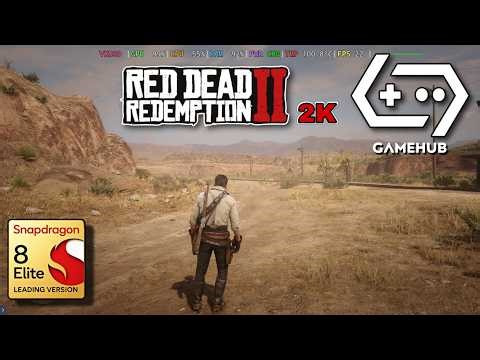 🔴Red dead redemption 2K on Redmagic 10S Pro | SD 8Elite | GameHub | Just Chilling #2026