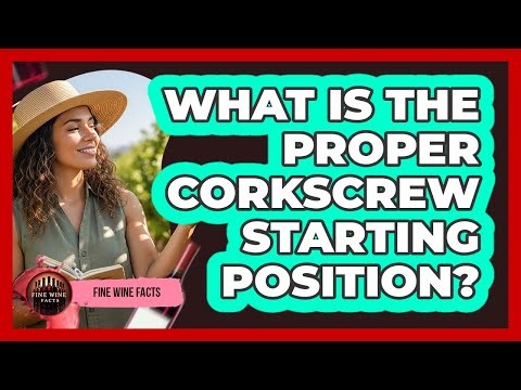 What Is the Proper Corkscrew Starting Position?