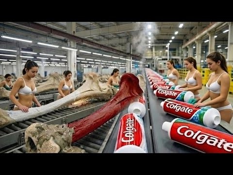 How Toothpaste is Made: From Animal Bones to Factory Production Full Process Revealed