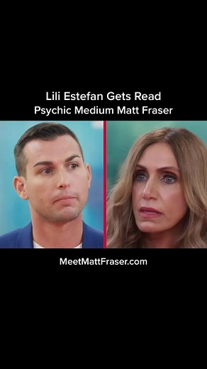 Lili Estefan gets a reading @ElGordoyLaFlaca . #psychic #medium #mediumship #spirit #mattfraser #afterlife #psychicreading #fyp #healing #liliestefan | Matt Fraser