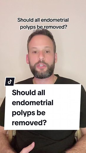 Size matters in polyps, but it's just one piece of the puzzle. Here are factors to consider when discussing whether or not to remove endometrial polyps. ✔️ #learnontiktok #endometrialpolyp #fertility #fertilityjourney