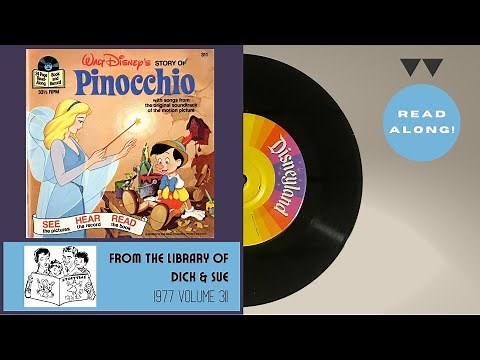 Pinocchio (1977) | Disneyland Little Long-Playing Record 311 | Read-Along Vinyl Records