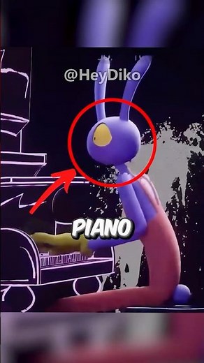 JAX actually knows HOW TO PLAY THE PIANO! 😱🎪 #theamazingdigitalcircus #shorts