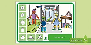 Talk About 3D Shape Maths Activity