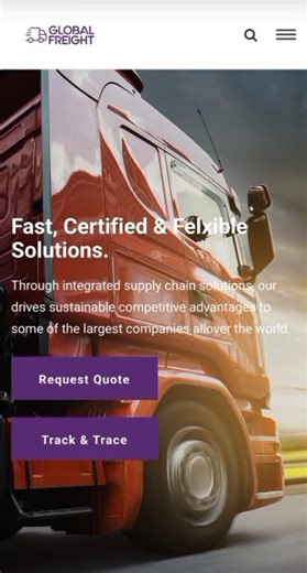 Courier Delivery website with Tracking Code