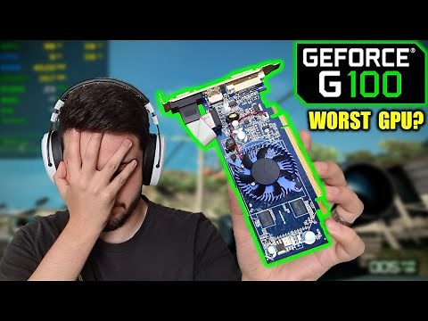 GeForce G 100 | The Slowest GPU I've ever Tested...