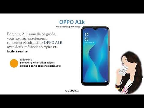 Comment Réinitialiser Oppo A1k - Code Formatage oppo a1k - débloquer écran de verrouillage oppo a1k