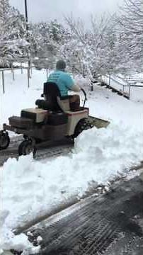 Grasshopper snow plow