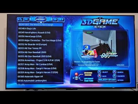 Видеоинструкция для Приставки 3D Game Linux