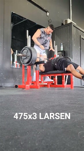 475x3 at 225 #motivation #power #bench #pr #larrywheels #gymreaper