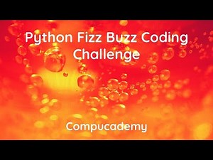 Python Fizz Buzz Coding Challenge