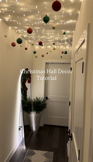 After so many of you asked (more like demanded 😅) a tutorial on how to re-create the holiday hallway — here it is! 🎄✨Comment “Magic” to have the links for the items needed sent over. 💝Have fun decking the halls, guys! 🫶🏾 #ChristmasMagic #HolidayDecor #FestiveFeels #HomeInspo #ChristmasDecor #Nostalgic #Xmas #explore #fyp Christmas Decor Ideas, Holiday Decor, #amazonfind #diy #Christmas #holidaydecor #festive christmas decor ideas, holiday spirit, DIY decor, home for the holidays | Call It H