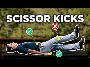 How to Perfect Scissor Kicks | Core Strength and Flexibility | A Doctor of Physical Therapy's Guide