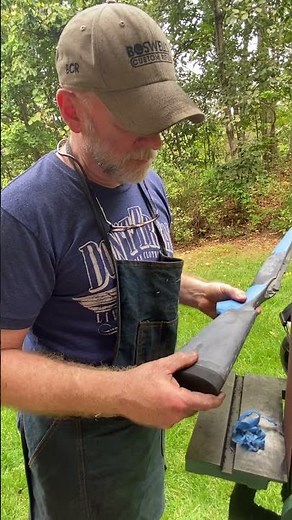 How to grind a recoil pad by Boswell’s Custom volume 2 #boswellscustomrifles