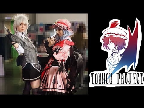 Touhou Project (Koumajou Densetsu) Sakuya Izayoi and Remilia Scarlet Cosplay at Geekkon 2023