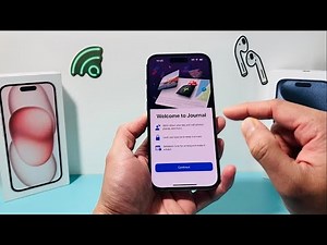 How to Get New Journal App on iPhone!