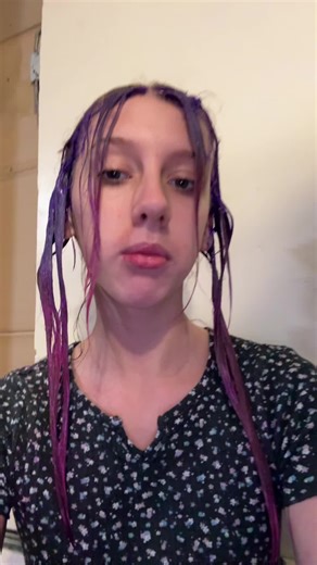 yay purple #purplepinkhair #glazed #2011 #ct #christiantiktok