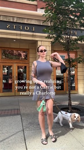 Alyssa Barbara on Instagram: "Don’t get me wrong I’ve had my fair share of ‘Big’ moments but Charlotte forever has my heart #satc #charlotte #cavalierkingdom #cavaliercommunity #cavalierkingcharlesspaniels #reels #reels"