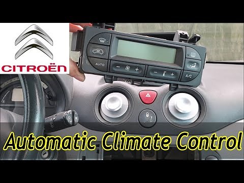 Citroen C3 How To Disassembly Automatic Climate Control