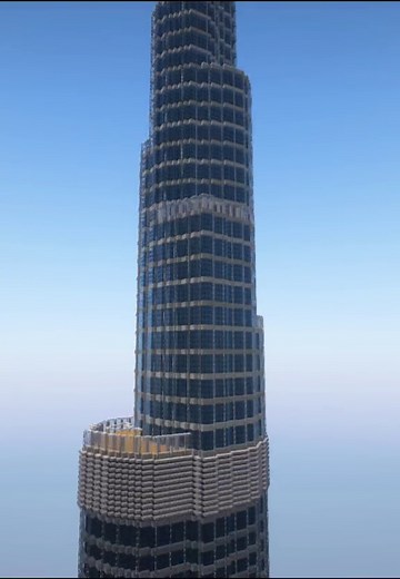 Building the Tallest Skyscraper in Minecraft - Burj Khalifa