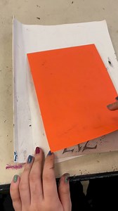 One of our last artworks was linocut printmaking. I love watching my students pull prints after days of carving and planning designs. #linocutprintmaking #printmakingprocess #linocut #pullingprints #printmaking #art #arteducation #arteducator #highschoolart | That Art Teacher