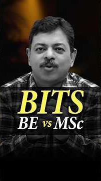 BITS MSc Dual Degree future career