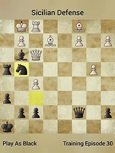 144K views · 4.7K reactions | Sicilian Defense ( Part 30 ) Play As Black Calculation of variations methods of taking decisions #ChessOpening #SicilianDefense | Chess Galleryan | Facebook
