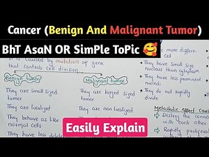 Cancer | Benign And Malignant Tumor | Class 12 Biology