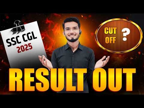 CGL FINAL RESULT OUT 🔥🔥🔥 CUT OFF? #cglmains2025 #cgl2025 #ssccgl #cglresult