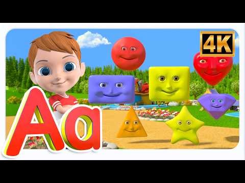 Shapes Song For Kids | Learn Circle, Square & Triangle | Nursery Rhymes & Preschool Learning