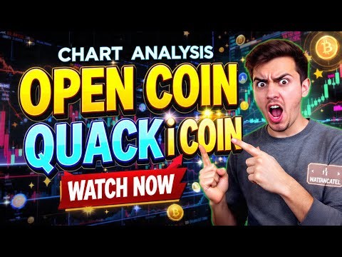 OPEN & QUACK AI Technical Analysis — Key Zones to Watch This Week! 🧠