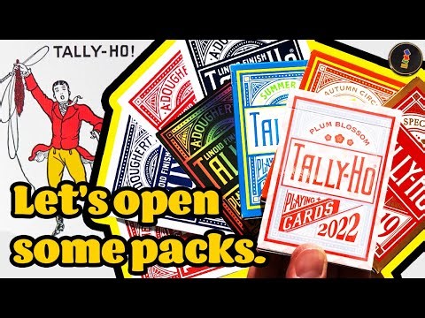 The most versatile deck? Tally-Ho!!! I have no idea what that means. Let's open some packs!