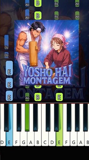 YOSHO HAI MONTAGEM (EASY Piano Tutorial) Torbahed