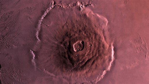 Olympus Mons Is So Large Only Around 5 Percent Of Mars's Atmosphere Is Left At The Top