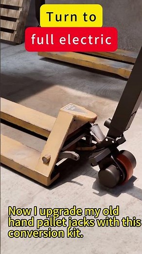Old pallet truckTurn to full electric #materialhandling #warehouseefficiency #tools #diy