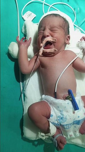 So Cute! Baby Crying Because He's So Hungry! 🍼🥺