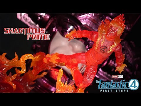 Marvel Legends Human Torch Fantastic Four First Steps Movie Action Figure Review