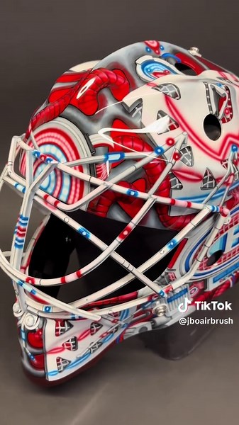 Painting Sam Montembeault’s Goalie Mask: Final Reveal
