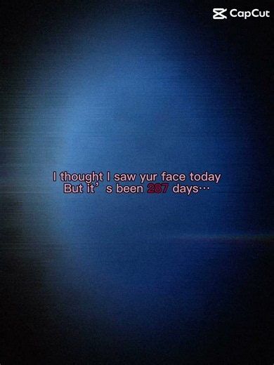 I thought I saw your face today…